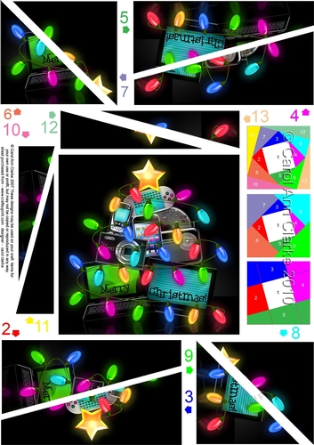 Merry Christmas Gadgets n Gizmos Twisted Spiral Side Stacker