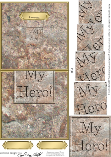 My Hero! Set in Stone No-Hole Over the Edge & Spiral Pyramid