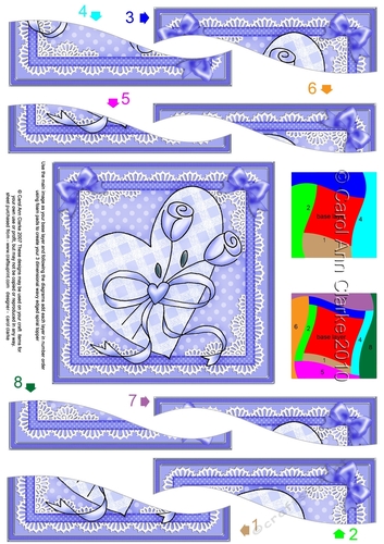 Lovin Heart Wavy Spiral Side Stacker