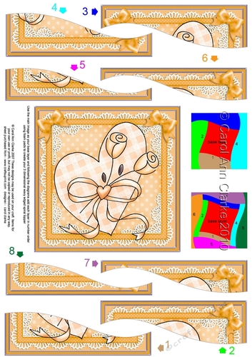 Lovin Heart Wavy Spiral Side Stacker