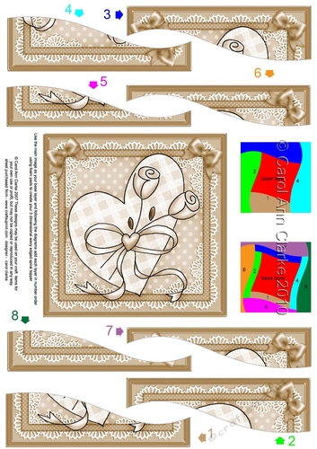 Lovin Heart Wavy Spiral Side Stacker