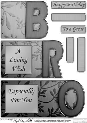 Bro Elegant Metallic Book Sheet