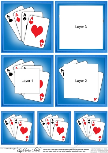Playing Cards Tunnel Topper