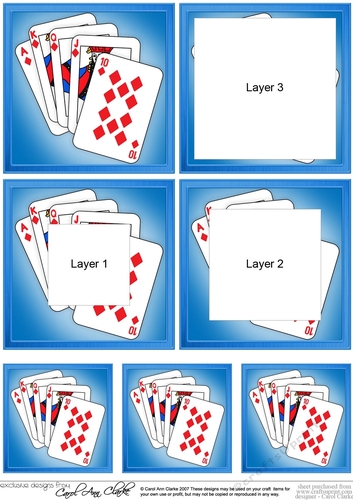Playing Cards Tunnel Topper
