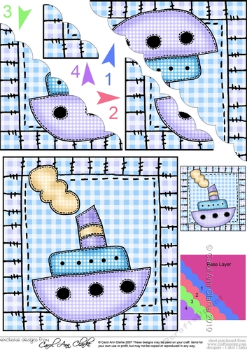New Baby Scalloped Corner Stacker