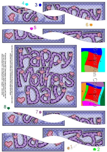 MOTHERS DAY Wavy Spiral Side Stacker