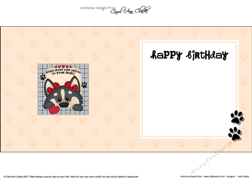 Square landscape insert - Dogs Leave Paw Prints - Husky Dog Misty