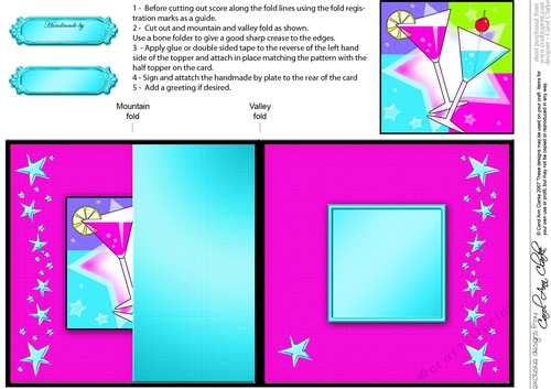 Lets Celebrate No-Hole Fold Back Card