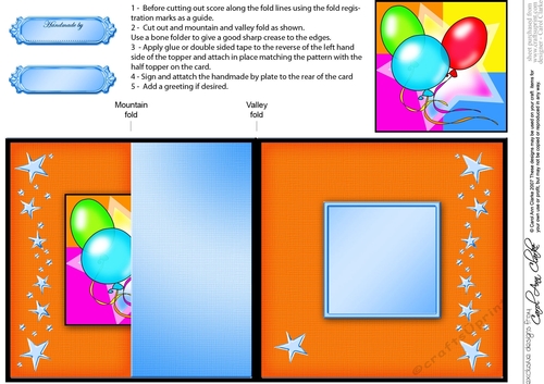 Lets Celebrate No-Hole Fold Back Card