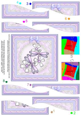 Dreamy Dragonflies Quick Card with Wavy Spiral Side Stacker