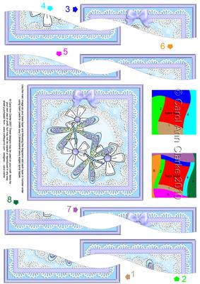 Dreamy Dragonflies - Wavy Spiral Side Stacker