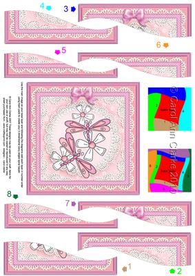 Dreamy Dragonflies Quick Card with Wavy Spiral Side Stacker