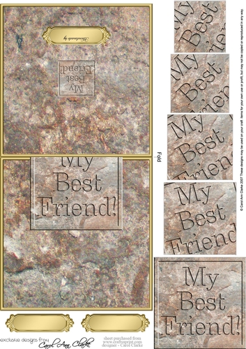 My Best Friend! Set in Stone No-Hole Over the Edge & Spiral Pyramid