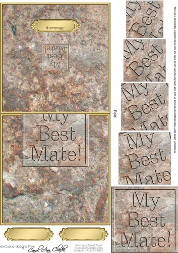 My Best Mate! Set in Stone No-Hole Over the Edge & Spiral Pyramid