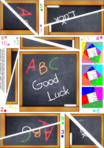 Good Luck Blackboard Twisted Spiral Side Stacker