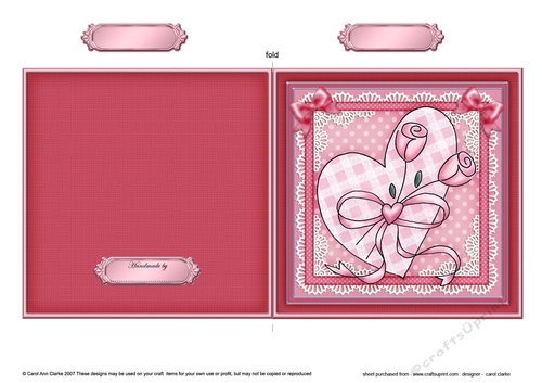 Lovin Heart Quick Cut and Fold Card 