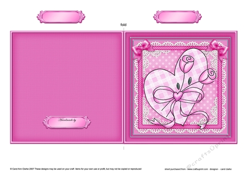 Lovin Heart Quick Cut and Fold Card 