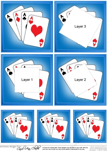 Playing Cards Twisted Tunnel Topper