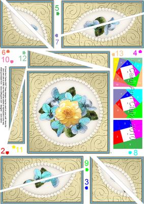 Flowers and Pearls Quick Card Twisted Spiral Side Stacker