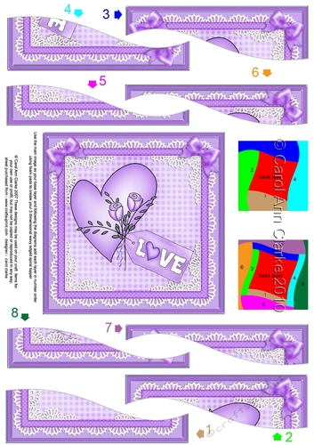 Love Heart Wavy Spiral Side Stacker