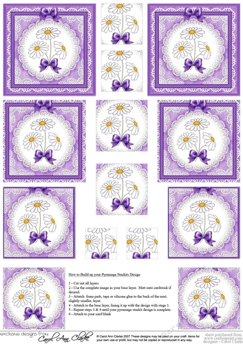 Denim & Daisies Pyramage sheet