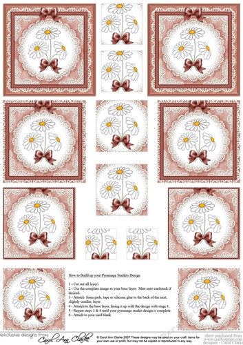 Denim & Daisies Pyramage sheet