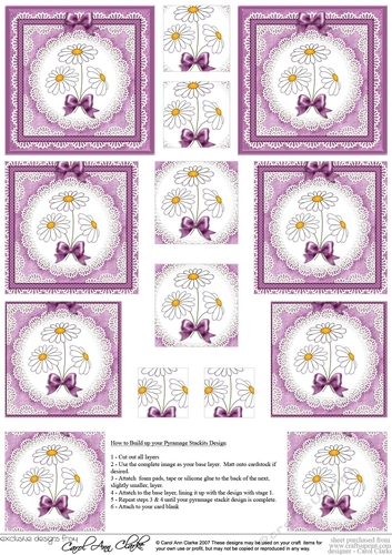 Denim & Daisies Pyramage sheet