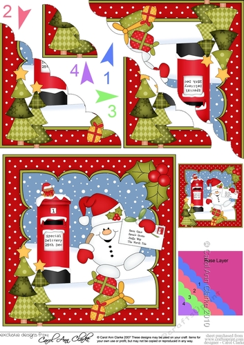 Christmas Snowball Sam has a Letter for Santa