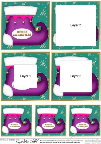 Christmas Stocking Tunnel Topper
