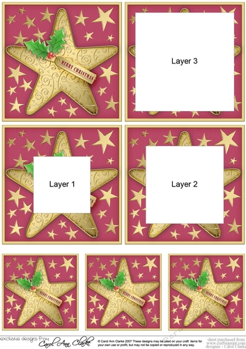 Christmas Star Tunnel Topper