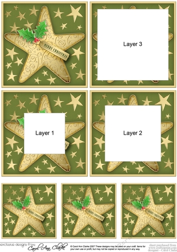 Christmas Star Tunnel Topper