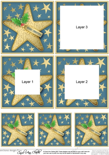 Christmas Star Tunnel Topper