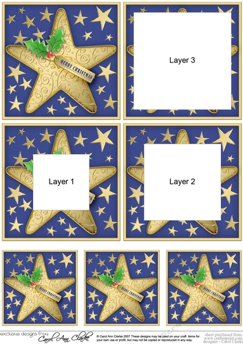 Christmas Star Tunnel Topper