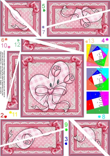 Lovin Heart Twisted Spiral Side Stacker