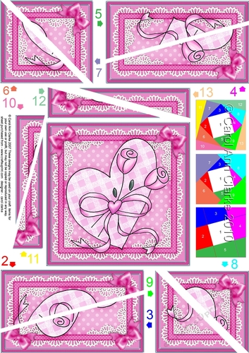 Lovin Heart Twisted Spiral Side Stacker