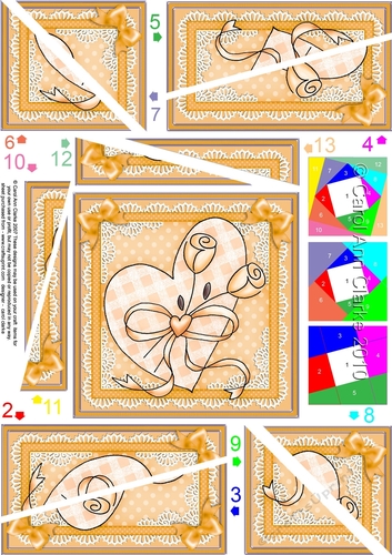 Lovin Heart Twisted Spiral Side Stacker