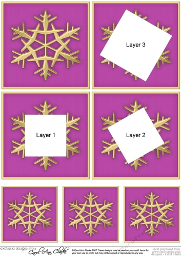 Christmas Snowflake Twisted Tunnel Topper
