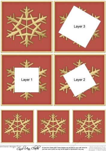 Christmas Snowflake Twisted Tunnel Topper