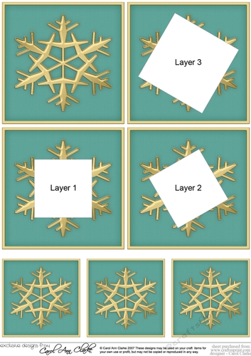 Christmas Snowflake Twisted Tunnel Topper