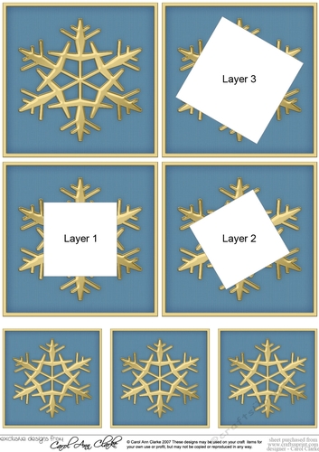 Christmas Snowflake Twisted Tunnel Topper