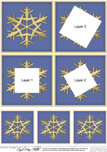 Christmas Snowflake Twisted Tunnel Topper
