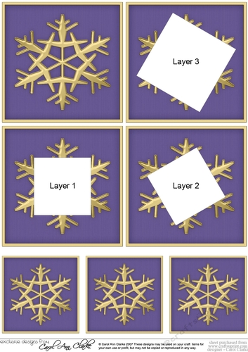 Christmas Snowflake Twisted Tunnel Topper
