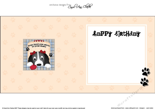 Square landscape insert - Dogs Leave Paw Prints - Springer Spaniel Dog Ludo