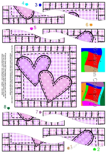 New Baby Hearts Wavy Spiral Side Stacker