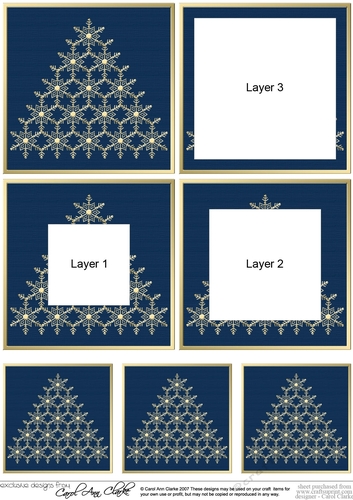 Christmas Snowflake Tree Tunnel Topper