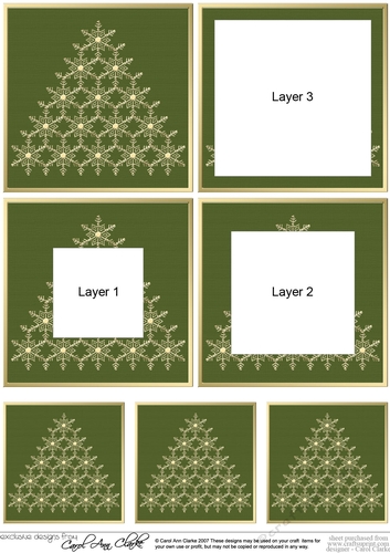 Christmas Snowflake Tree Tunnel Topper