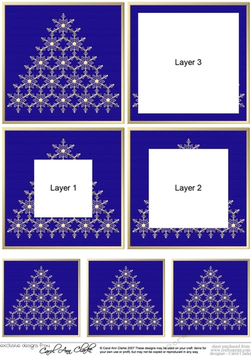 Christmas Snowflake Tree Tunnel Topper