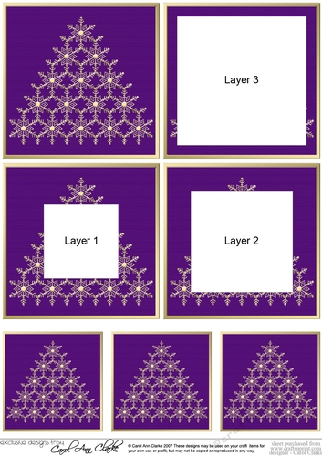 Christmas Snowflake Tree Tunnel Topper