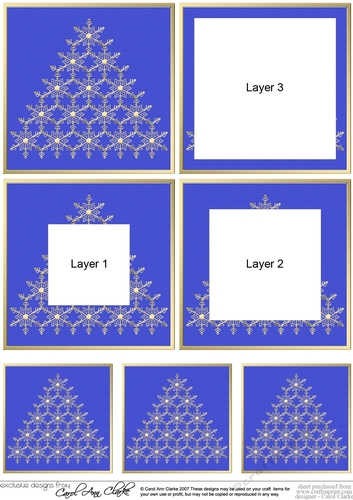 Christmas Snowflake Tree Tunnel Topper