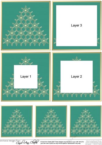 Christmas Snowflake Tree Tunnel Topper